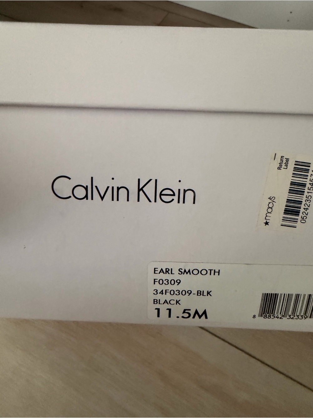Men’s shoe by Calvin Klein. New